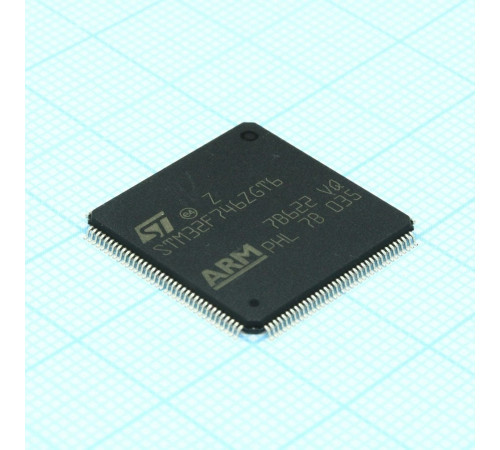 STM32F746ZGT6, Микроконтроллер STMF 32-бит ядро ARM Cortex M7 RISC 1024кБ Флэш-память 1.8В/2.5В/3.3В STM32F746ZGT6, Микроконтроллер STMF 32-бит ядро ARM Cortex M7 RISC 1024кБ Флэш-память 1.8В/2.5В/3.3В