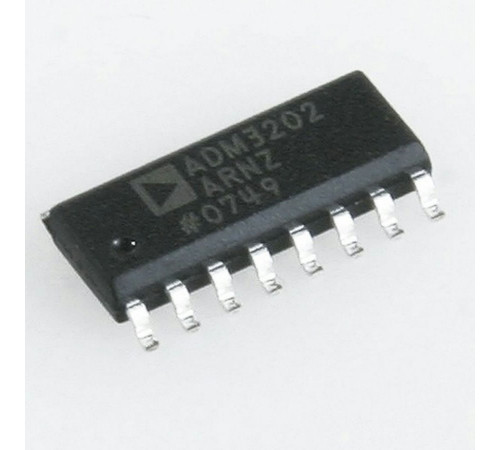 ADM3202ARNZ, Быстродействующие, двухканальные компоненты интерфейса RS232/V.28 ADM3202ARNZ, Быстродействующие, двухканальные компоненты интерфейса RS232/V.28