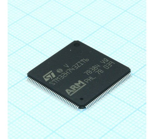 STM32H743ZIT6, Микроконтроллер STM 32-бит 2МБ Флжш-память 1кБ ОЗУ 400МГц LQFP-144 STM32H743ZIT6, Микроконтроллер STM 32-бит 2МБ Флжш-память 1кБ ОЗУ 400МГц LQFP-144