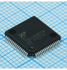 ST16C554DIQ64-F, Порт ввода-вывода UART 16 бит счетверенный 64LQFP