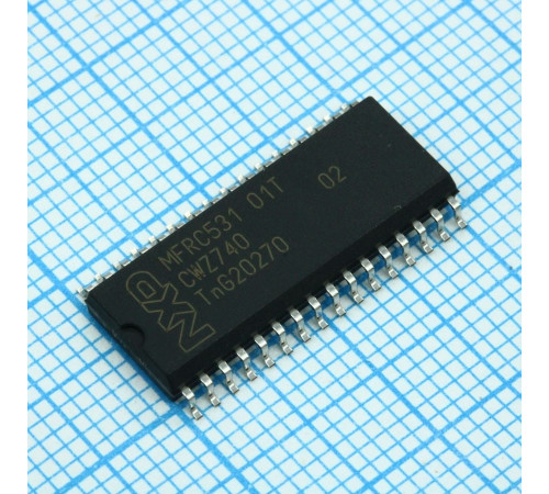 MFRC53101T/0FE,112, RFID-передатчик 13.56МГц 3072бит MFRC53101T/0FE,112, RFID-передатчик 13.56МГц 3072бит