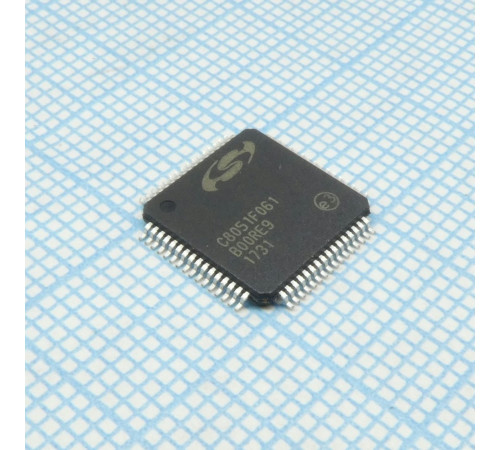 C8051F061-GQR, IC 8051 MCU 64K FLASH 64TQFP C8051F061-GQR, IC 8051 MCU 64K FLASH 64TQFP