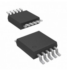 AD9833BRMZ, Синтезатор прямого цифр.синтеза, 10бит, 25MSPS, SPI, 28бит упр.слово, Uвых=38…650мВ, Рп=20мВт, Iп.спящ=0.5мА, Iп=4.5мА, Uп=2.3...5.5В, -40...+105°С