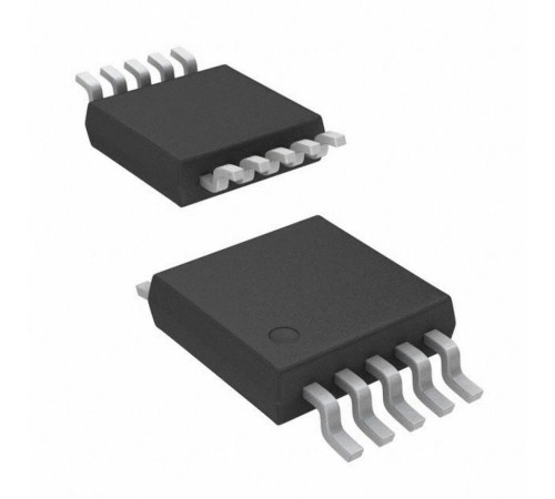 AD9833BRMZ, Синтезатор прямого цифр.синтеза, 10бит, 25MSPS, SPI, 28бит упр.слово, Uвых=38…650мВ, Рп=20мВт, Iп.спящ=0.5мА, Iп=4.5мА, Uп=2.3...5.5В, -40...+105°С