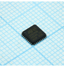 ST25R3911B-AQFT, Считыватель RFID-меток, 3.4-6.8 Мбит/с, считывание, запись 32-Pin VFQFPN EP лента на катушке