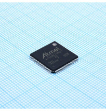 ATSAME70N21A-AN, Микроконтроллер Microchip ядро ARM Cortex M7 RISC 2МБ Флэш-память электропитание 1.8В/2.5В/3.3В 100-Pin LQFP лоток