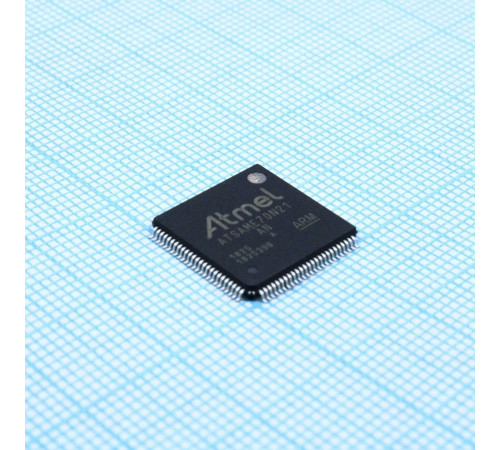 ATSAME70N21A-AN, Микроконтроллер Microchip ядро ARM Cortex M7 RISC 2МБ Флэш-память электропитание 1.8В/2.5В/3.3В 100-Pin LQFP лоток ATSAME70N21A-AN, Микроконтроллер Microchip ядро ARM Cortex M7 RISC 2МБ Флэш-память электропитание 1.8В/2.5В/3.3В 100-Pin LQFP лоток