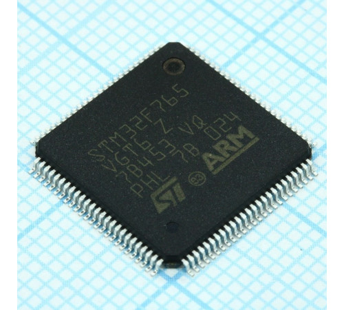 STM32F765VGT6, Микроконтроллер STM 32-бит ядро ARM Cortex M7 RISC 1МБ Флэш-память 3.3В 100-Pin LQFP лоток STM32F765VGT6, Микроконтроллер STM 32-бит ядро ARM Cortex M7 RISC 1МБ Флэш-память 3.3В 100-Pin LQFP лоток