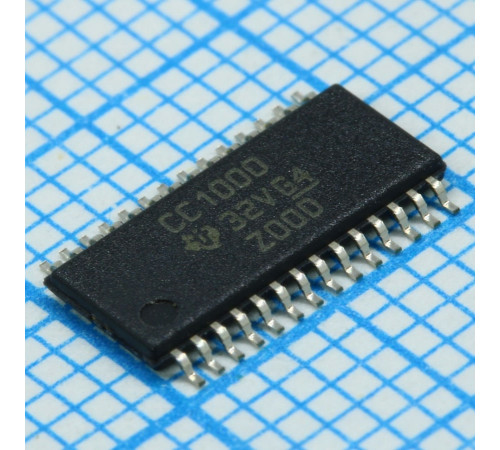 CC1000PW, трансивер 300-1000МГц, 76.8kБит/с,  Pвых.макс=10дБм, Uпит=2.1...3.6В