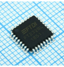 FT232BL-TRAY, Интерфейс: USB <-> UART