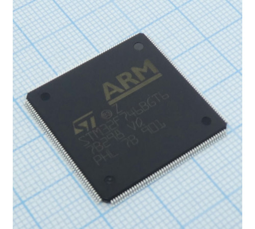 STM32F746BGT6, Микроконтроллер STM 32-бит ядро ARM Cortex-M7 462DMIPS/2 1мБ Флэш-память LQFP 208 STM32F746BGT6, Микроконтроллер STM 32-бит ядро ARM Cortex-M7 462DMIPS/2 1мБ Флэш-память LQFP 208