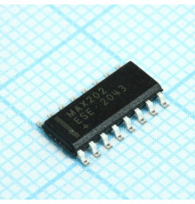 MAX202ESE+T, Приемопередатчик RS232 встроенная схема подкачки энергии для работы от одного источника