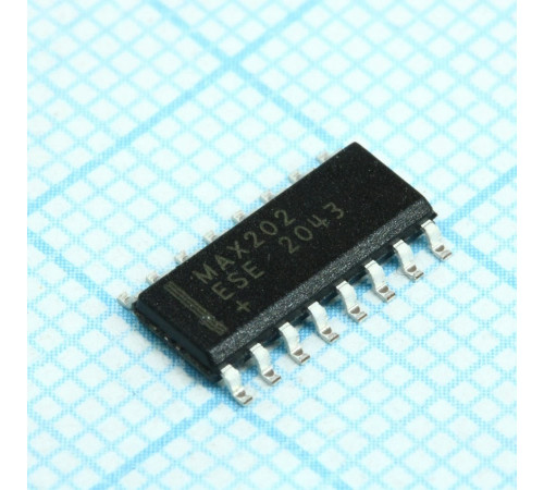 MAX202ESE+T, Приемопередатчик RS232 встроенная схема подкачки энергии для работы от одного источника MAX202ESE+T, Приемопередатчик RS232 встроенная схема подкачки энергии для работы от одного источника