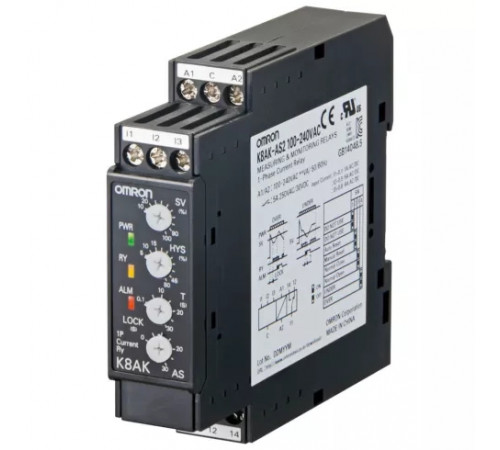 Реле контроля Omron K8AK-AS1 24VAC/DC Реле контроля Omron K8AK-AS1 24VAC/DC