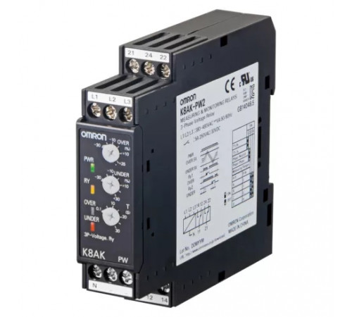 Реле контроляOmron K8AK-PW2 Реле контроляOmron K8AK-PW2