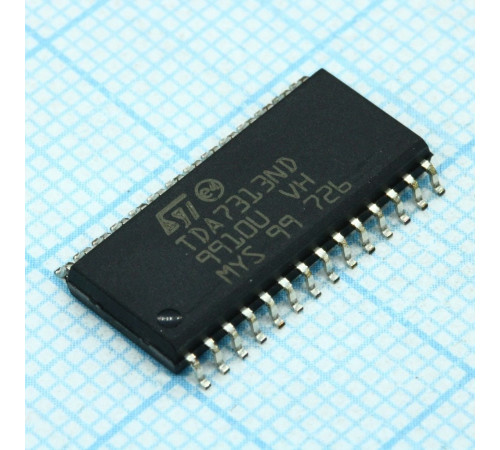 TDA7313ND, Аудио процессор, стеpео Hi-Fi, упpавляемый I2C-bus TDA7313ND, Аудио процессор, стеpео Hi-Fi, упpавляемый I2C-bus