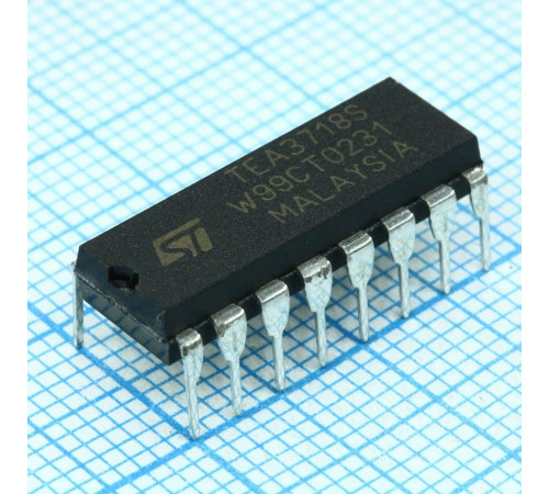 TEA3718SDP, Микроконтроллер  дpайвеp двигателя, (STEPPER MOTOR)