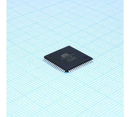 ATMEGA165A-AU, Микроконтроллер Microchip 8-бит 16КБ Флэш-память 64TQFP