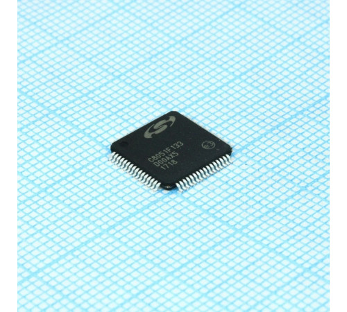 C8051F133-GQ, Микроконтроллер семейства 8051 64кБ Флэш-память 64TQFP C8051F133-GQ, Микроконтроллер семейства 8051 64кБ Флэш-память 64TQFP