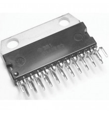 HA13150A, УНЧ  4x18Вт (13.2В/4 Ом), мАx 4x30Вт, 32дБ