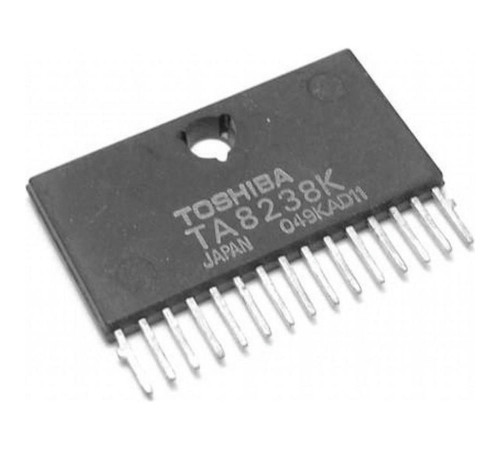 TA8238K, УHЧ 2x5.3Вт (13.2В/4 Ом) TA8238K, УHЧ 2x5.3Вт (13.2В/4 Ом)