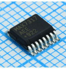 MAX7317AEE+T, Расширитель шины SPI 26МГц 3.6В 16-Pin QSOP лента на катушке