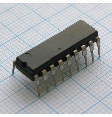 4513B, Дешифратор двоично-десятичного кода в семисегментный, DIP18