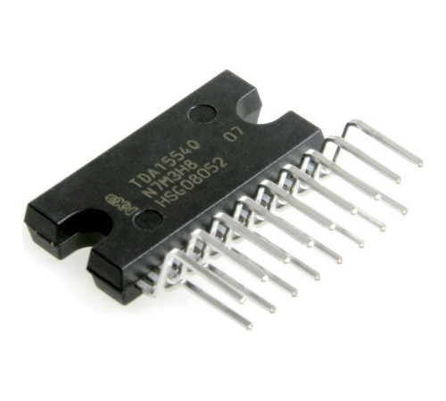 TDA1554Q, УHЧ 4 x 11Вт, 2 x 22Вт (14.4В/4 Ом)
