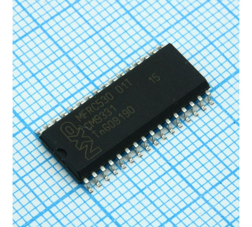 MFRC53001T/0FE,118, RFID-передатчик 13.56МГц 3072бит MFRC53001T/0FE,118, RFID-передатчик 13.56МГц 3072бит