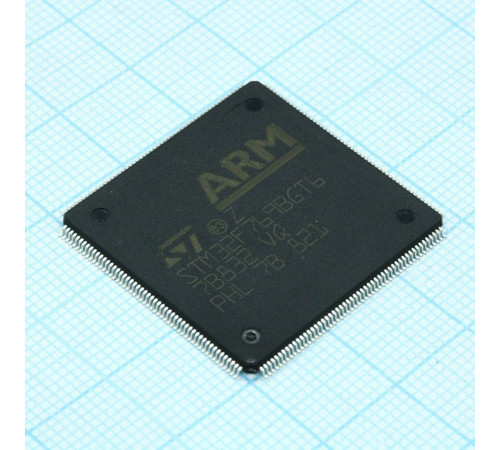 STM32F769BGT6, Микроконтроллер STM 32-бит ядро ARM Cortex M7 RISC 1МБ Флэш-память электропитание 3.3В 208-Pin LQFP лоток STM32F769BGT6, Микроконтроллер STM 32-бит ядро ARM Cortex M7 RISC 1МБ Флэш-память электропитание 3.3В 208-Pin LQFP лоток