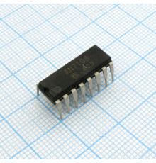 AN7108, УНЧ 2x0.1Вт (3В/32 Ом)