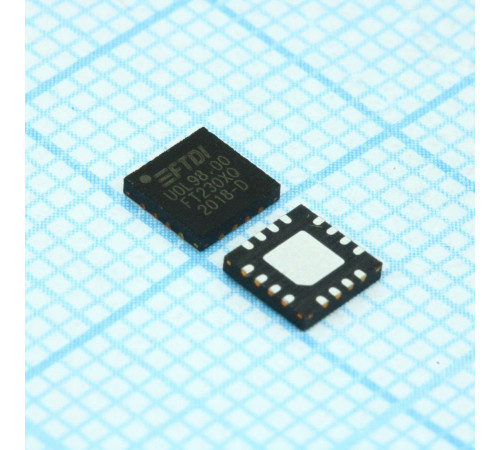 FT230XQ-R, Интерфейс: USB <-> UART 16QFN