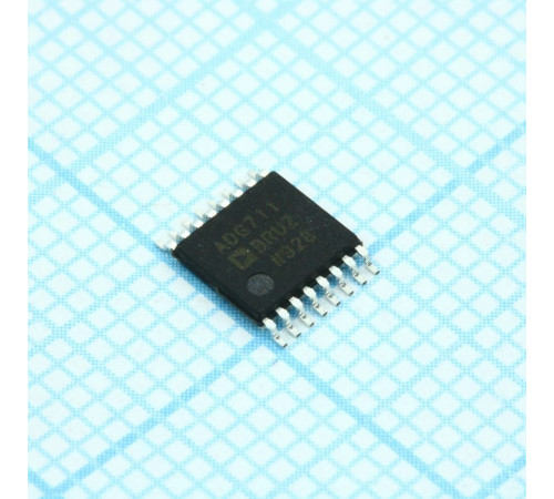 ADG711BRUZ, Аналоговый ключ счетверенный SPST 16TSSOP ADG711BRUZ, Аналоговый ключ счетверенный SPST 16TSSOP
