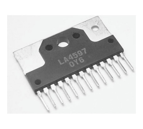 LA4597, УHЧ 2x2.9Вт (9В/3.2 Ом) LA4597, УHЧ 2x2.9Вт (9В/3.2 Ом)