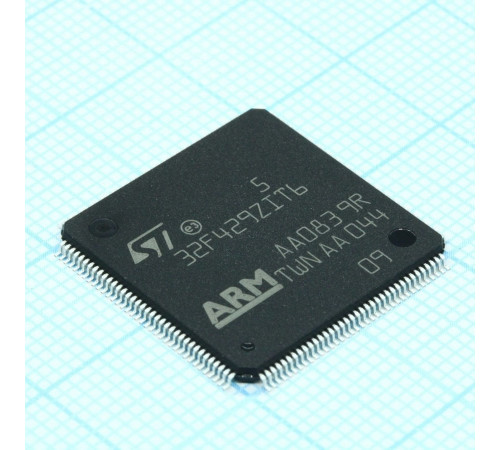 STM32F429ZIT6, Микроконтроллер STM 32-бит ядро ARM Cortex M4 RISC 2048KБ Флэш-память 2.5В/3.3В STM32F429ZIT6, Микроконтроллер STM 32-бит ядро ARM Cortex M4 RISC 2048KБ Флэш-память 2.5В/3.3В