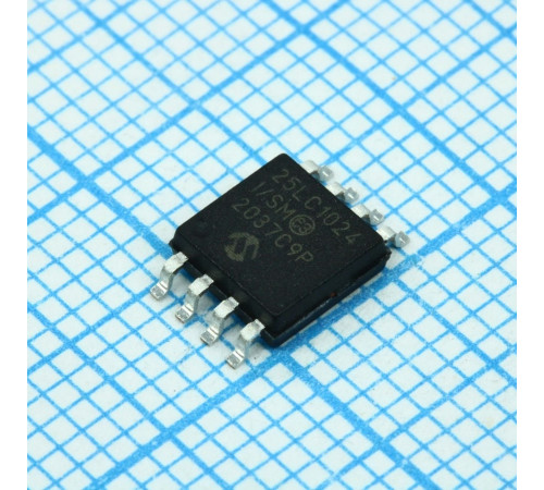 25LC1024T-I/SM, Энергонезависимое ППЗУ 1М-бит 20МГц 8SOIJ 25LC1024T-I/SM, Энергонезависимое ППЗУ 1М-бит 20МГц 8SOIJ