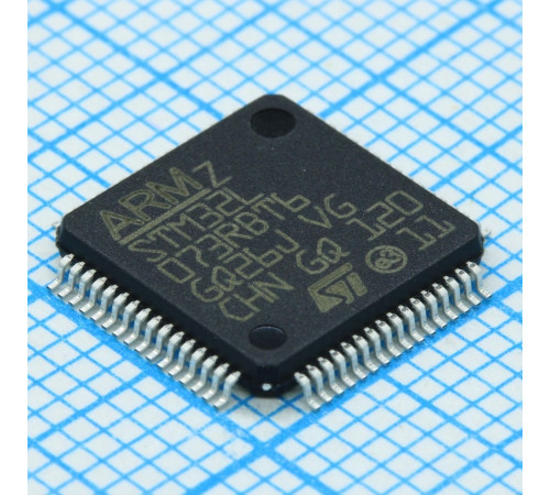 STM32L073RBT6, Микроконтроллер STM 32-бит ядро ARM Cortex M0+ RISC 128кБ Флэш-память 3.3В 64-Pin LQFP лоток
