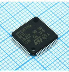 STM32F446RET6TR, Микроконтроллер STM 32-бит ядро ARM Cortex M4 RISC 512кБ Флэш-память 2.5В/3.3В медицинского применения 64-Pin LQFP лоток