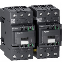 3Р РЕВЕРСИВНЫЙ КОНТАКТОР EVERLINK AC3 440В 40A, КАТУШКА УПР. 24В DC