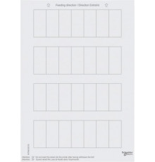 SM,ЭТИКЕТКИ ДЛЯ 1-, 2- ИЛИ 4-КН.ВЫКЛ,БЕЛ