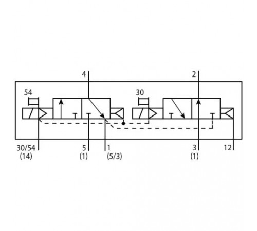 Распределитель с электромагнитным управлением Festo VSVA-B-T32W-AZD-D2-2AT1L Распределитель с электромагнитным управлением Festo VSVA-B-T32W-AZD-D2-2AT1L