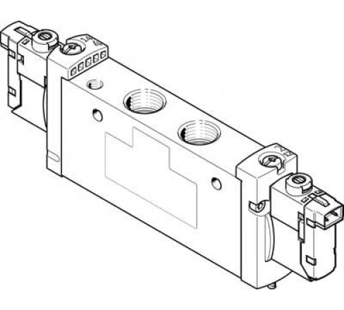 Распределитель с электромагнитным управлением Festo VUVG-L18-T32C-AT-G14-1H2L-W1