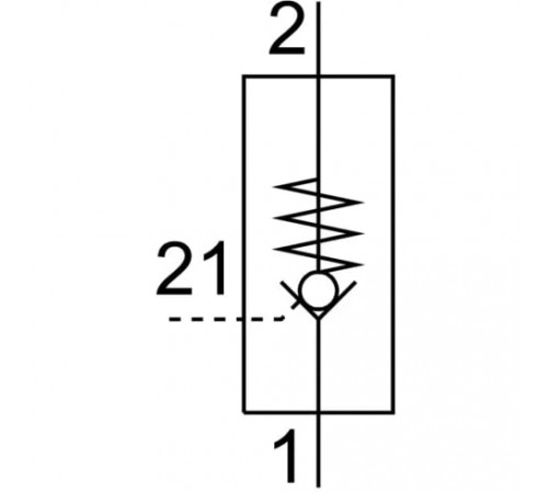 Управляемый обратный клапан Festo HGL-M5-QS-4