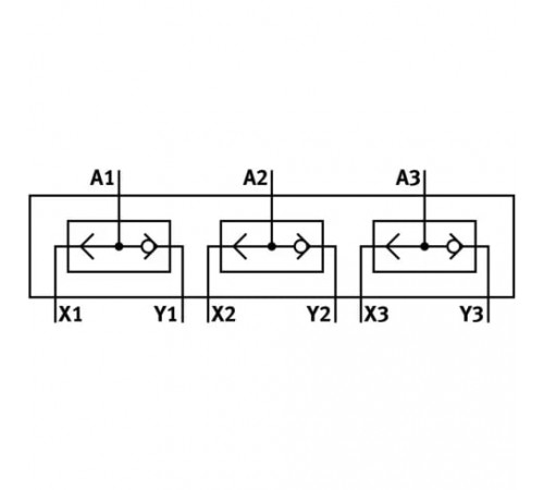 Блок ИЛИ Festo OS-PK-3-6/3 Блок ИЛИ Festo OS-PK-3-6/3