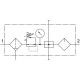 Блок подготовки воздуха Festo FRC-1/4-D-MIDI-KA