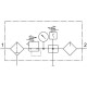 Блок подготовки воздуха Festo FRC-1/4-D-MIDI-KB