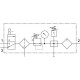 Блок подготовки воздуха Festo FRC-1/8-D-MINI-KC