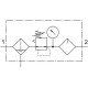 Блок подготовки воздуха Festo FRC-1/4-D-7-MIDI-A-MPA