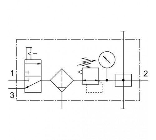 Блок подготовки воздуха Festo LFR-1/2-D-MIDI-KB