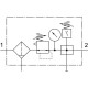 Блок подготовки воздуха Festo LFR-1/2-D-MIDI-KE